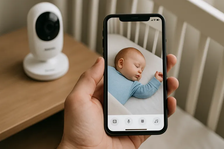Belangrijkste functies in de Alecto babyfoon APP