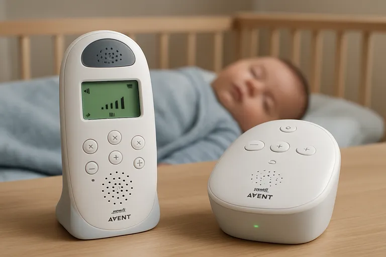Overzicht van de Philips avent DECT-babyfoon SCD713/26