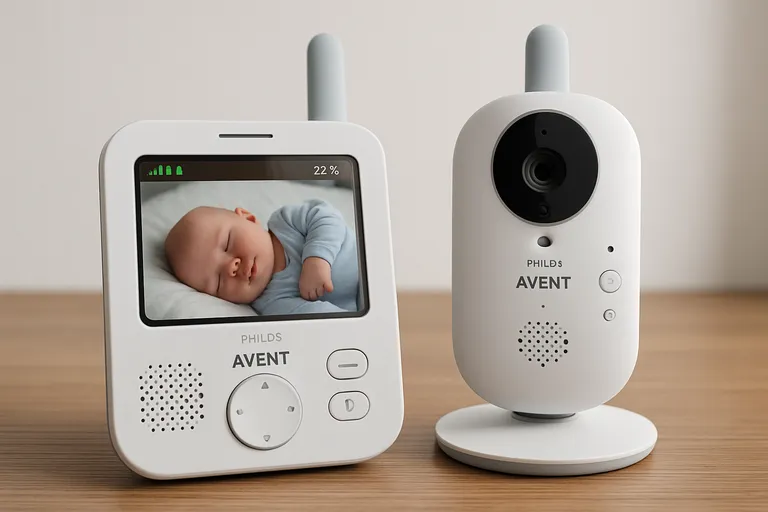 Overzicht van de Philips Avent SCD882/26 video babyfoon