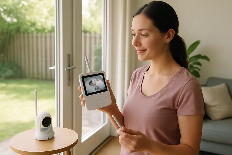 Altijd dichtbij je kleintje met een babyfoon met krachtig bereik en glasheldere verbinding