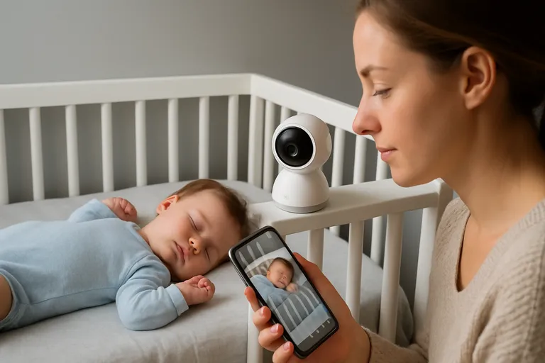Altijd dichtbij met een slimme babycamera op je WIFI voor rust en zekerheid