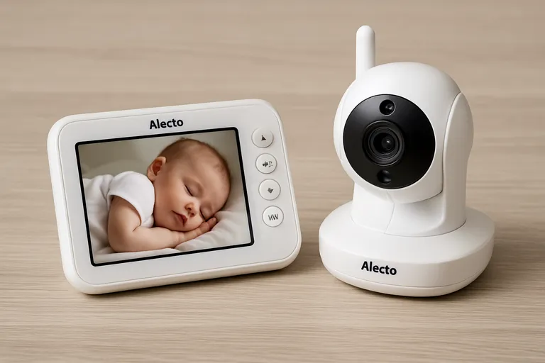 Overzicht van de Alecto babyfoon DVM-71 met camera