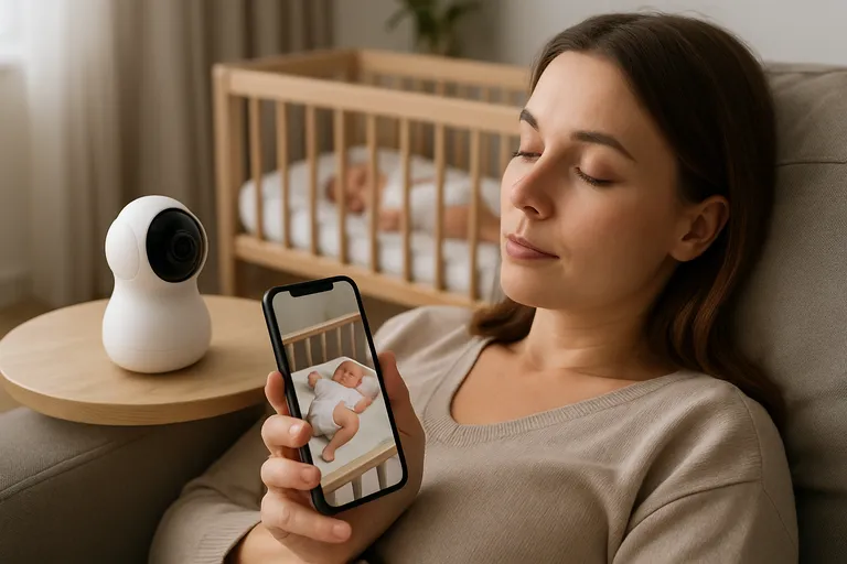 Rust in huis met een slimme babyfoon die je via je smartphone en WIFI bedient