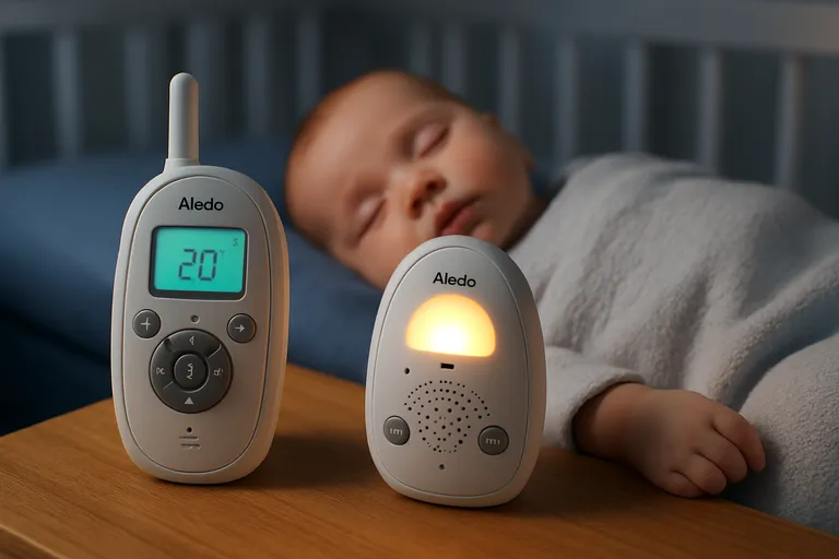 Slaap gerust met de Alecto babyfoon uit de dbx-lijn: kristalhelder geluid, ECO-modus en lange reikwijdte